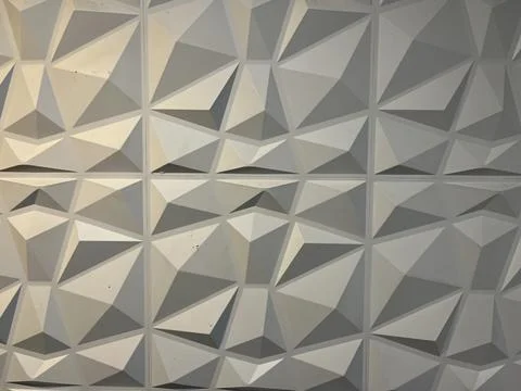 Modern 3D geometric wall panel texture background 스톡 사진