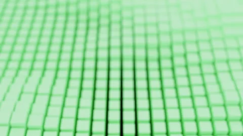 Modern 3d render abstract cubic surface white light meta shapes square blocks Stock Footage 292612704