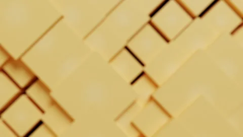 Modern 3d render abstract cubic surface white light meta shapes square blocks Stock Footage 293283267