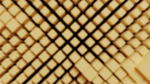 Modern 3d render abstract cubic surface white light meta shapes square blocks Stock Footage 293283623