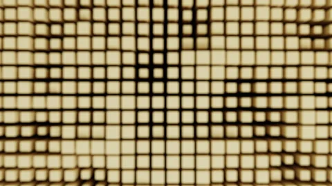 Modern 3d render abstract cubic surface white light meta shapes square blocks Stock Footage 293283931