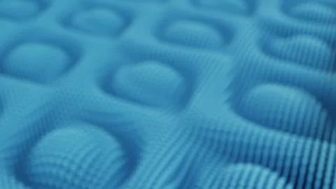 Modern 3d render abstract cubic surface white light meta shapes wooden square Stock Footage 297504069