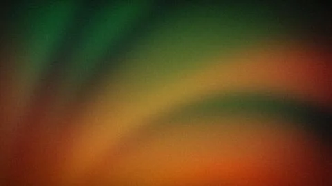 Modern 4K abstract grainy background with green orange and yellow tones Stock Illustration