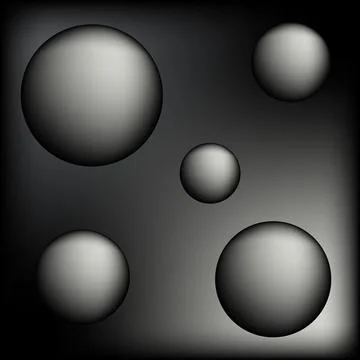 Modern abstract 3D circle geometric background Stock Illustration