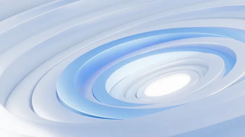 Modern Abstract 3D White Blue Swirl Background Design Stock Footage 327363957