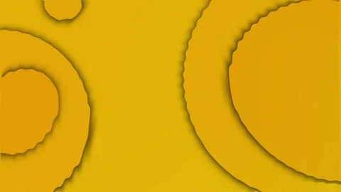 Modern abstract aper cut style background featuring layered circular shapes 스톡 동영상 265642125