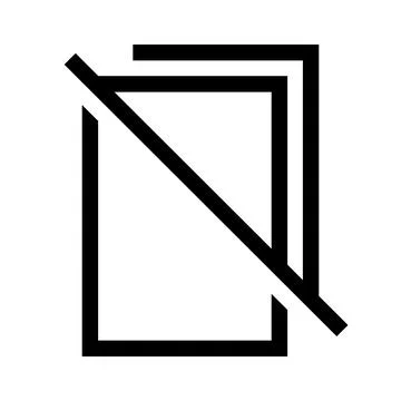 Modern abstract arrow icon pointing downwards with geometric frame design Stock Illustration