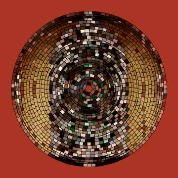 Modern abstract art bright blots and splashes Illustrazione stock