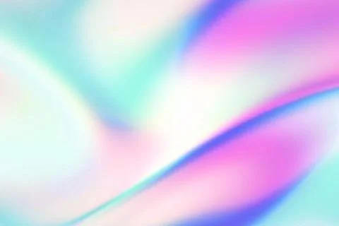 Modern Abstract Art Concept. Soft Gradient Holographic Background With Past.. Stock Illustration