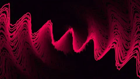 Modern abstract audio waveform background Vídeo Stock 338163505