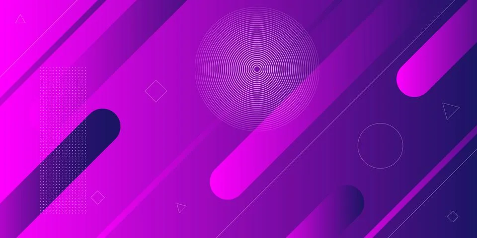 Modern abstract background with 3d diagonal stripe elements, memphis and papercu Stock Illustration