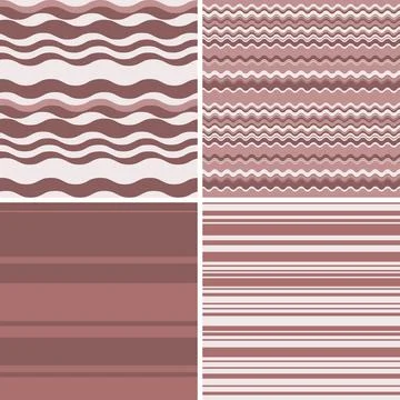 Modern abstract background built from multicolor lines, geometric flow, crisp Stock Illustration