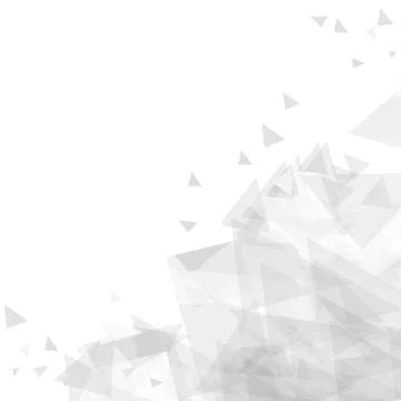 Modern Abstract background of chaotically moving triangles. Stock Illustration