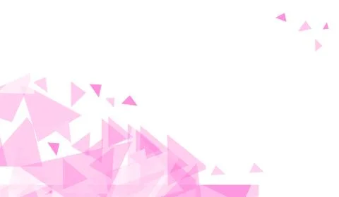 Modern Abstract background of chaotically moving triangles. Stock Illustration