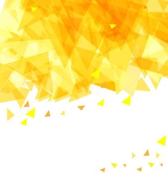 Modern Abstract background of chaotically moving triangles. Stock Illustration