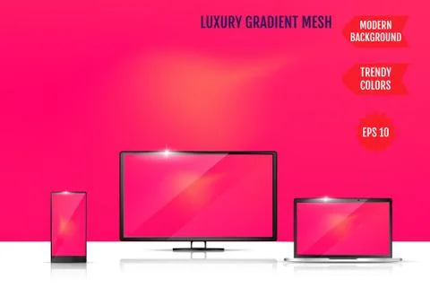Modern abstract background. Colors transition concept. Gradient mesh. Trendy  Stock-Illustration