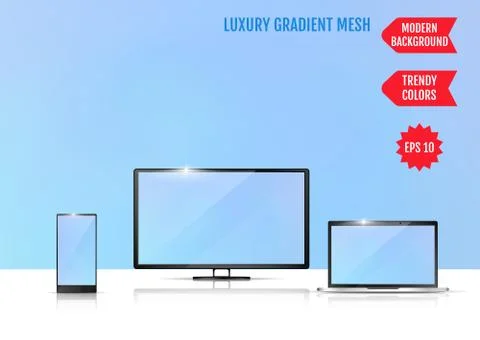 Modern abstract background. Colors transition concept. Gradient mesh. Trendy  Stock-Illustration