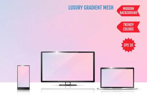 Modern abstract background. Colors transition concept. Gradient mesh. Trendy  스톡 일러스트