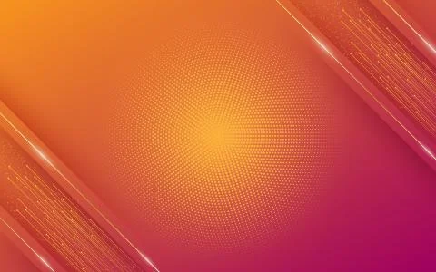 Modern abstract background design with stripes or lines and halftone elements. Illustrazione stock