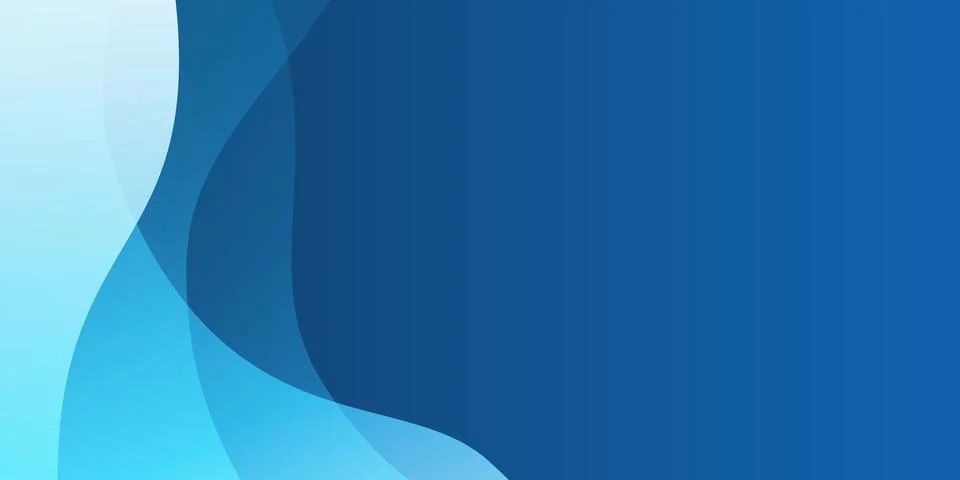Modern abstract background, design template with translucent blue waves flo.. 스톡 일러스트