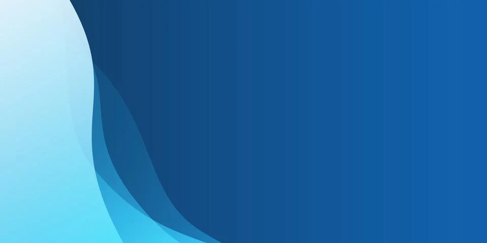 Modern abstract background, design template with translucent blue waves flo.. Stock-Illustration