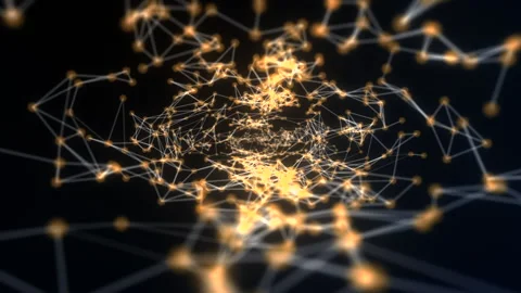 Modern Abstract background. Energy light plexus network. Stock Footage 135080324
