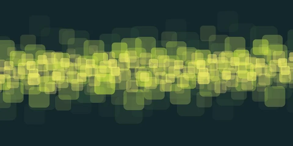 A modern abstract background features overlapping rounded squares in vibran.. Stock Illustration