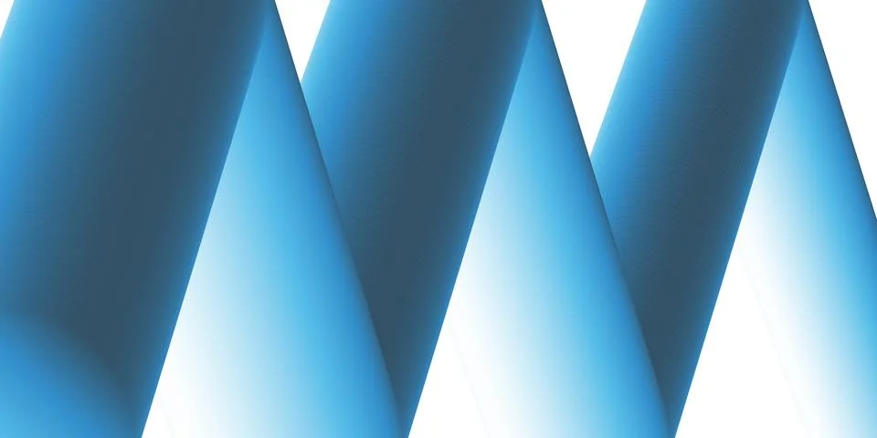 Modern abstract background featuring a lit tubular zigzag 3D shape colored .. Stock Illustration