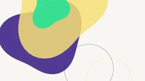 Modern Abstract Background Featuring Organic Fluid Shapes and Colorful Blob.. Stock Illustration