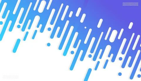 Modern abstract background featuring rounded blue lines, dots, and soft sha.. Stock Illustration