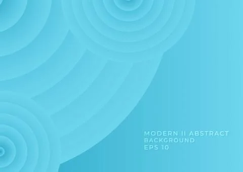 Modern abstract background geometric circle shape wave design with space for Stock Illustration