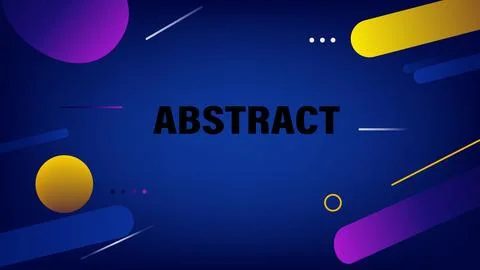 Modern abstract background with geometric shapes and cosmic design elements Stock-Illustration