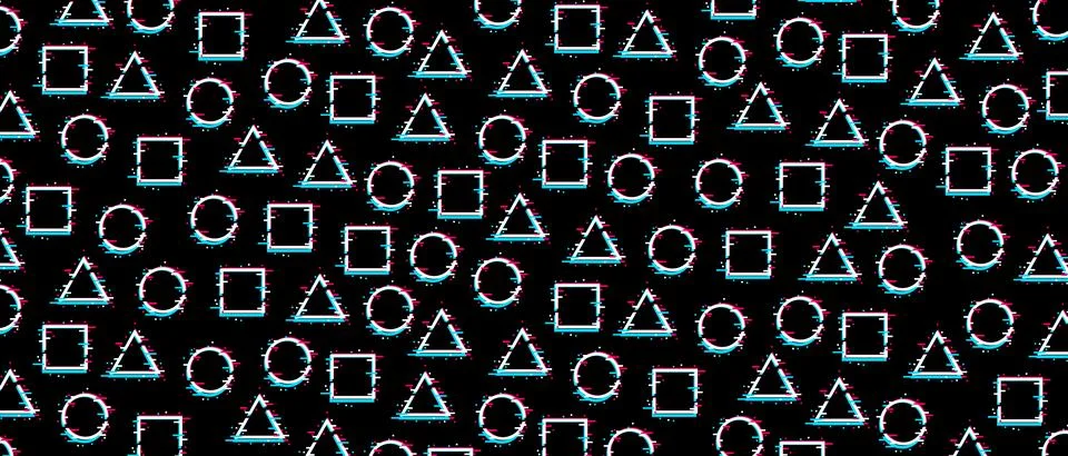 Modern abstract background with glitch elements. Vector EPS 10 스톡 일러스트