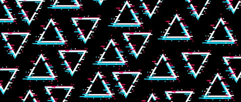 Modern abstract background with glitch elements. Vector EPS 10 Stock Illustration