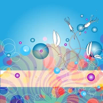 Modern abstract background Stock Illustration