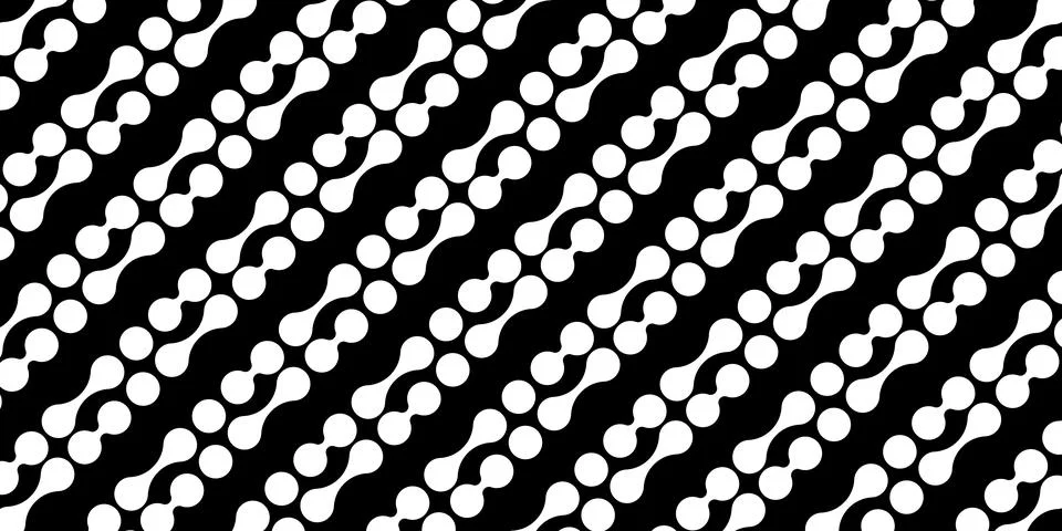 Modern abstract background with liquid elements pattern. Rounded halftone  Illustrazione stock