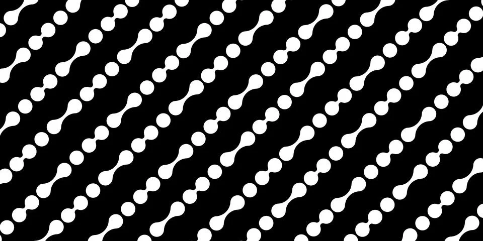 Modern abstract background with liquid elements pattern. Rounded halftone  Illustrazione stock