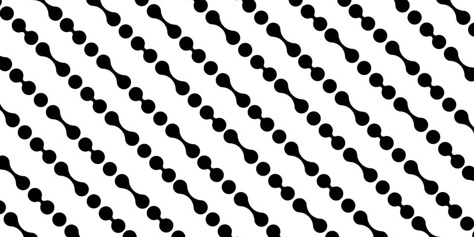 Modern abstract background with liquid elements pattern. Rounded halftone  Stock Illustration