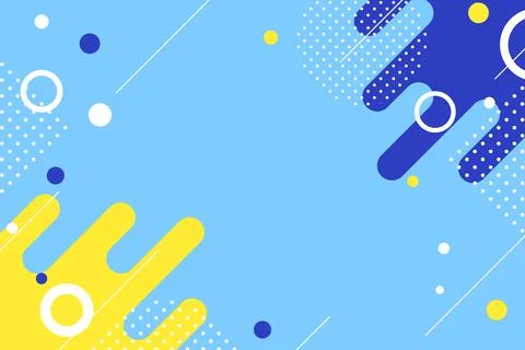 Modern abstract background with Memphis element Stock Illustration