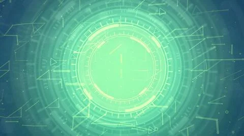 Modern abstract background of moving hud circles, fashion concept イラスト素材