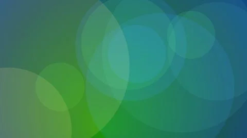 Modern abstract background with overlapping green and blue circular shapes .. Stock Illustration