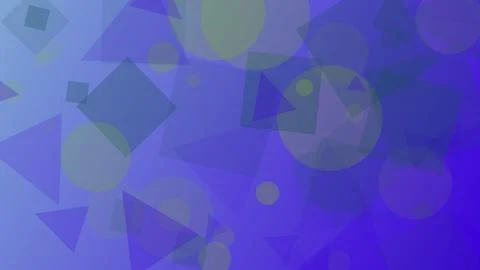Modern Abstract Background with Overlapping Purple and Blue Geometric Circl.. Illustrazione stock