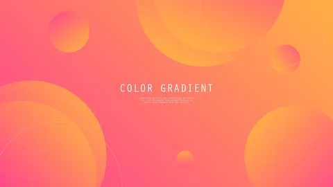 Modern Abstract Background Round Circle Retro Memphis Lines Fluid Liquid Stock Illustration