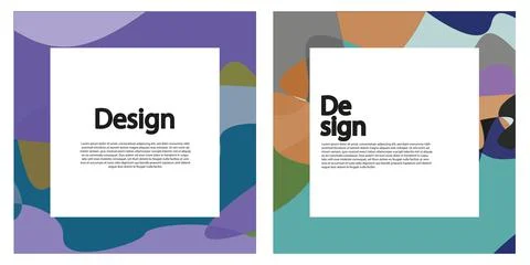 Modern Abstract Background Set Stock Illustration