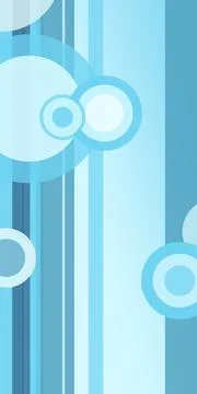 Modern abstract background with soft blue stripes and circular shapes, crea.. Stock Illustration