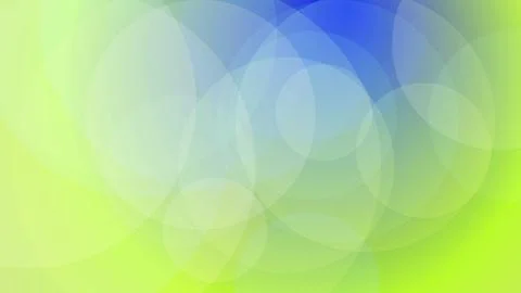 Modern Abstract Background with Soft Lime Green and Blue Overlapping Circle.. Stock Illustration