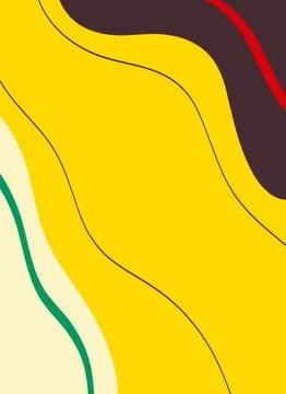 Modern abstract background with soft oval shapes, lines Stock Illustration