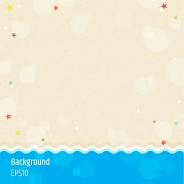 Modern abstract background in summer beach and sea theme Stock Illustration