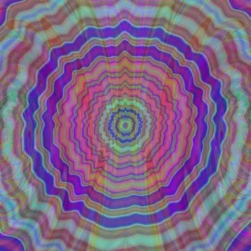 Modern abstract background tile with concentric gritty round shapes in trendy Stock Illustration