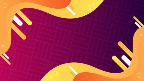 Modern Abstract Background with Vibrant Gradient Shapes and Geometric Pattern Stock Illustration